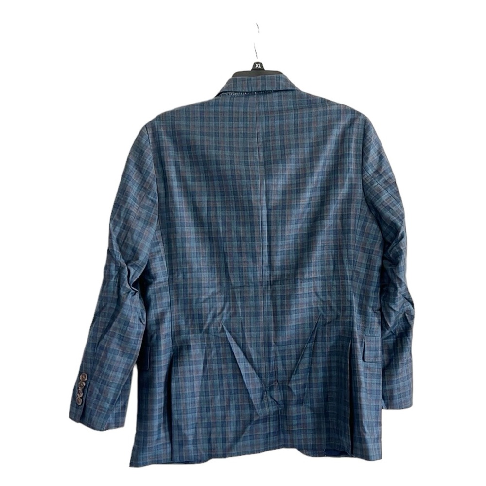 NEW Jack Victor Midland Contemporary Fit Plaid Wool Blazer, Size 36S Retail $798 - Picture 3 of 10